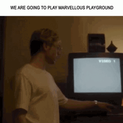 Dahmer Evan Peters Old Tv Turned On GIF