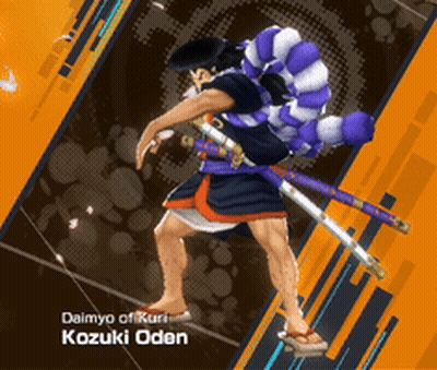 Daimyo Of Kuri Holding Sword GIF