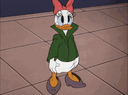Daisy Duck Jaw Drop GIF