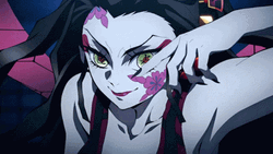 Daki Running Finger On Face GIF