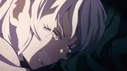 Daki Weeping Tears Flowing Demon Slayer GIF
