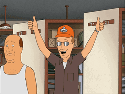 Dale Gribble Cheering GIF