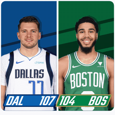 Dallas And Boston Basketball Players GIF