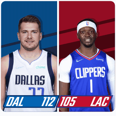 Dallas And Clippers Basketball Players Standing Together GIF