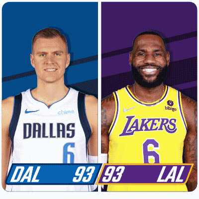 Dallas And Lakers Basketball Players GIF