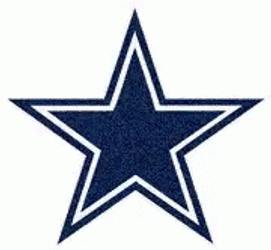Dallas Cowboys Shiny Blue Star Icon GIF