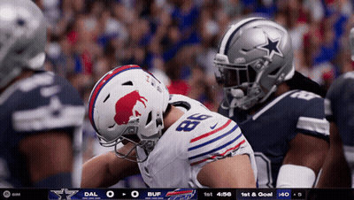 Dallas Cowboys Vs Buffalo Bills Football Game GIF