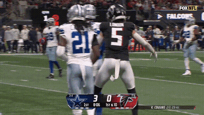 Dallas Cowboys Vs Falcons Football GIF
