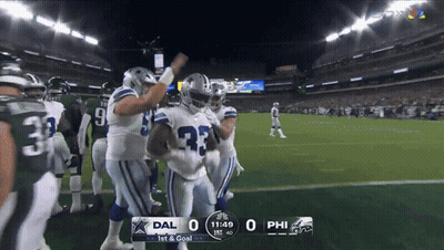 Dallas Cowboys Vs Philadelphia Eagles Football Game GIF