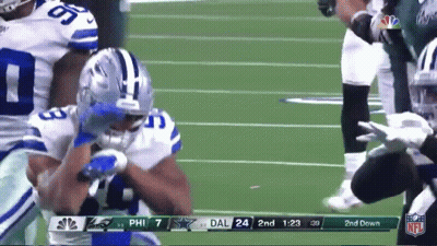 Dallas Cowboys Vs Philadelphia Eagles Football Game GIF