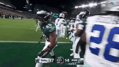 Dallas Eagles Vs Denver Broncos Football Game GIF