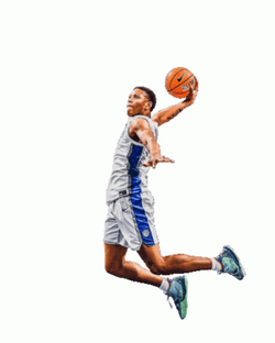 Dallas Mavericks Basketball Player Dunk GIF