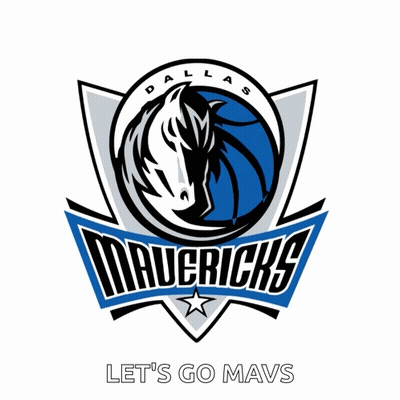 Dallas Mavericks Logo Horse Basketball GIF