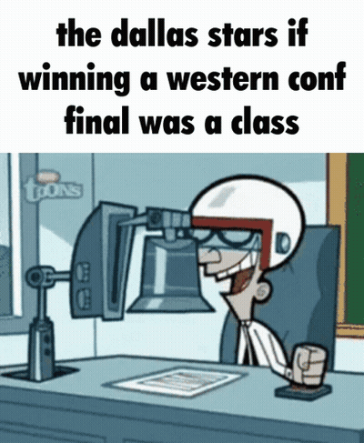 Dallas Stars Winning Western Conf Final Meme GIF