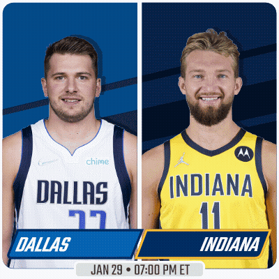 Dallas Vs Indiana Basketball January 29 GIF