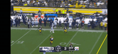 Dallas Vs Pittsburgh Football Game GIF