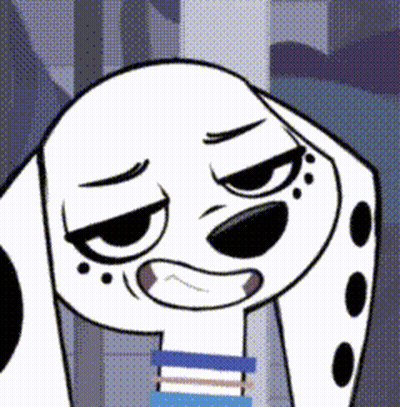 Dalmatian Dog Making Funny Face GIF