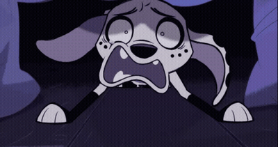 Dalmatian Dog Making Funny Face With Mouth Open GIF