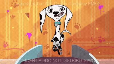 Dalmatian Jumping Out Of Bowl Property Of Walt Disney Company EMEA GIF
