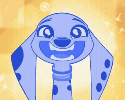 Dalmatian With Ring Around Neck GIF