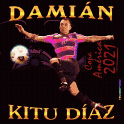 Damian Kitu Diaz Soccer Player Poster GIF