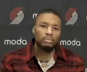 Damian Lillard Blank Face GIF