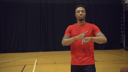 Damian Lillard Different Reactions GIF