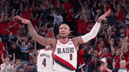 Damian Lillard Hyped Up GIF