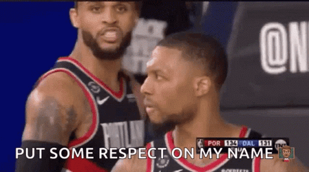 Damian Lillard Respect On His Name GIF