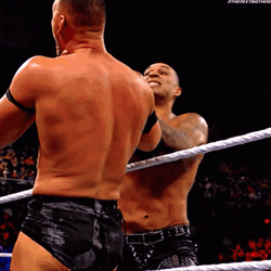 Damian Priest Chokeslam Dijak On Table GIF