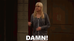 Dammit Anna Faris Finger Snap GIF