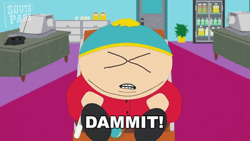 Dammit Eric Cartman South Park GIF
