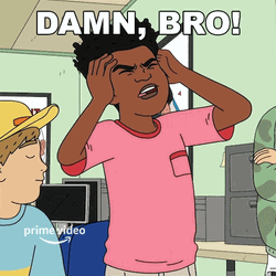 Damn Damn Damn Bro Frustrated Fairfax GIF
