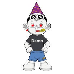 Damn Damn Zhot Jr Sticker GIF