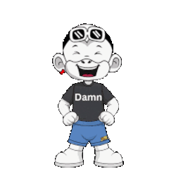 Damn Damn Zhot Jr Sticker GIF