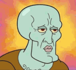 Damn Daniel Squidward Transformation GIF