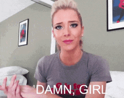 Damn Girl Meme Jenna Marbles GIF