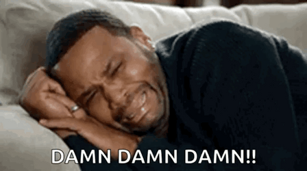 Damn Meme Crying Anthony Anderson GIF