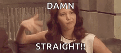 Damn Right Jennifer Lawrence Passive Hand Gesture GIF