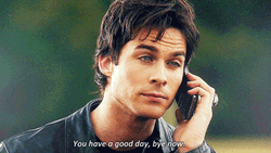 Damon Salvatore Have A Good Day GIF