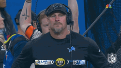 Dan Campbell Coach Chewing GIF