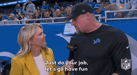 Dan Campbell Coach Interview GIF