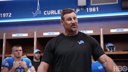 Dan Campbell Hand Fly GIF