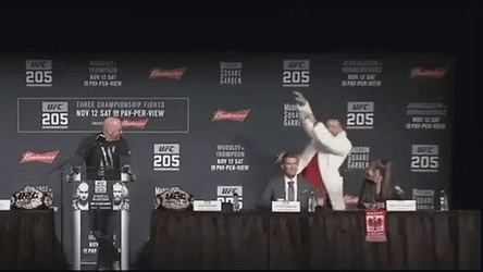 Dana White Laughing At Connor McGregor GIF