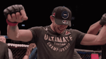 Dana White Put Belt On Tony Ferguson GIF
