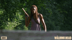 Danai Gurira Walking Dead Michonne GIF