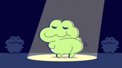 Dance Floor Funky Dancing Cute Frog GIF