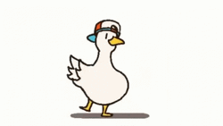 Dance Meme Cool Animated Duck GIF