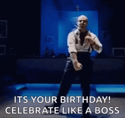Dance Party Happy Birthday Boss Fun GIF
