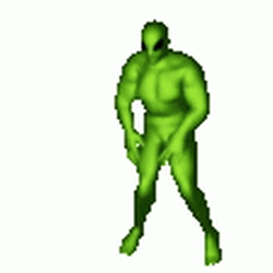 Dancing Alien Muscle GIF